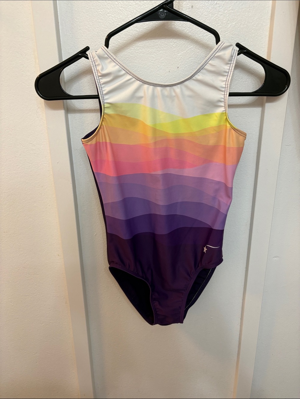 Girls Purple Gradient Leotard